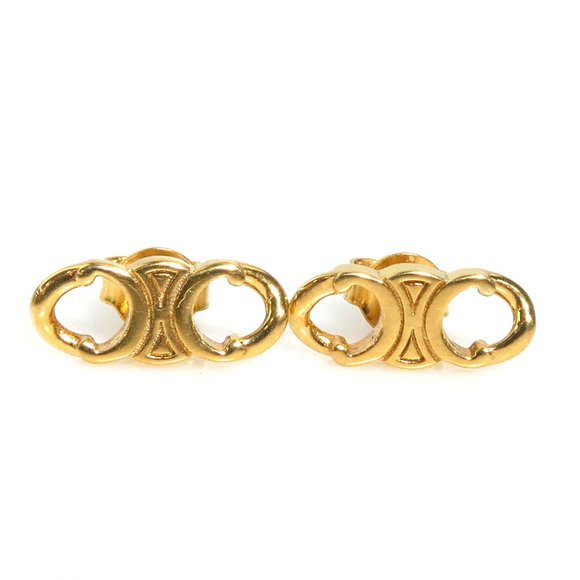 CELINE Gold Earrings - Picture 1 of 5